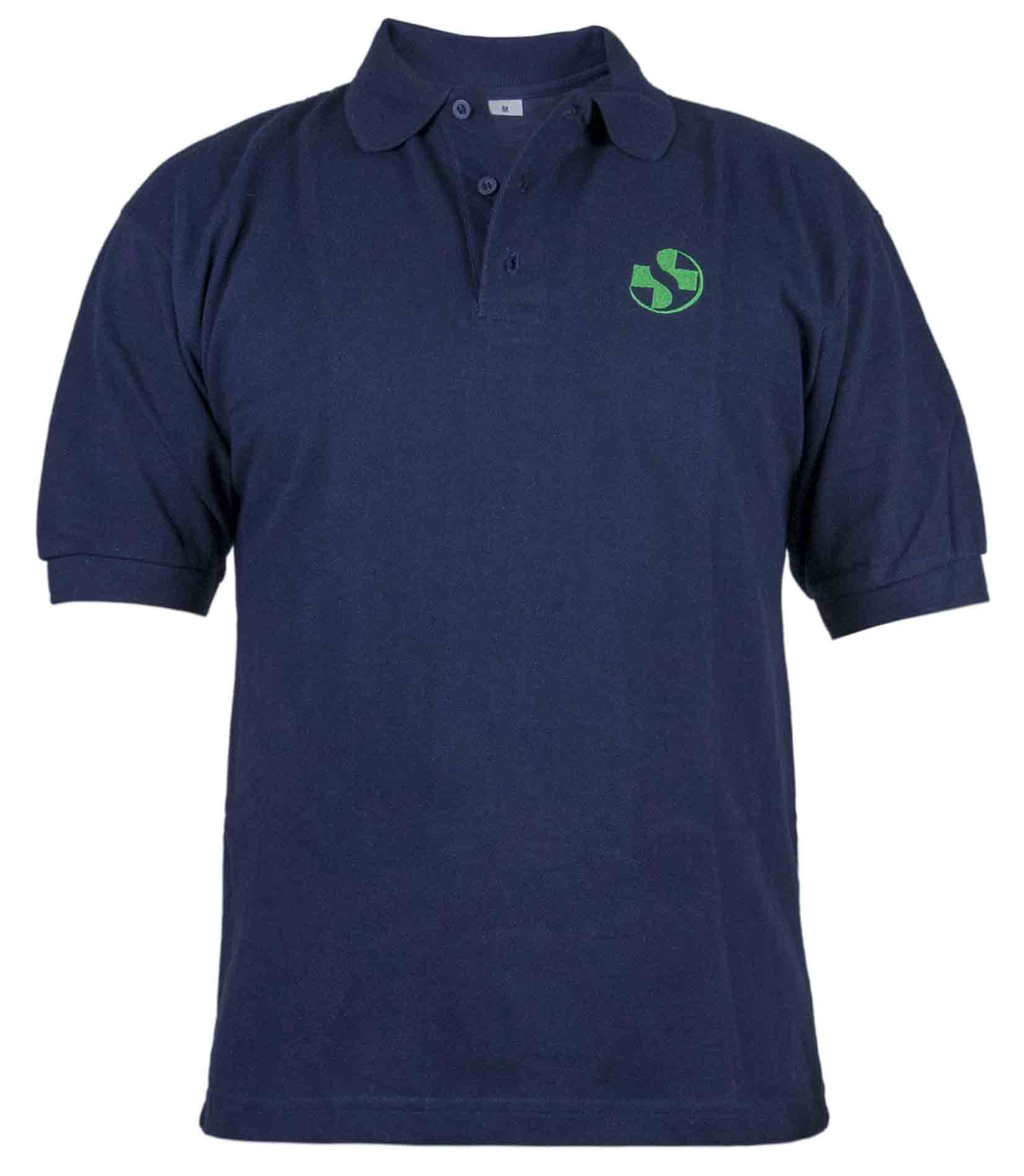 Camiseta Tipo Polo Azul Marino
