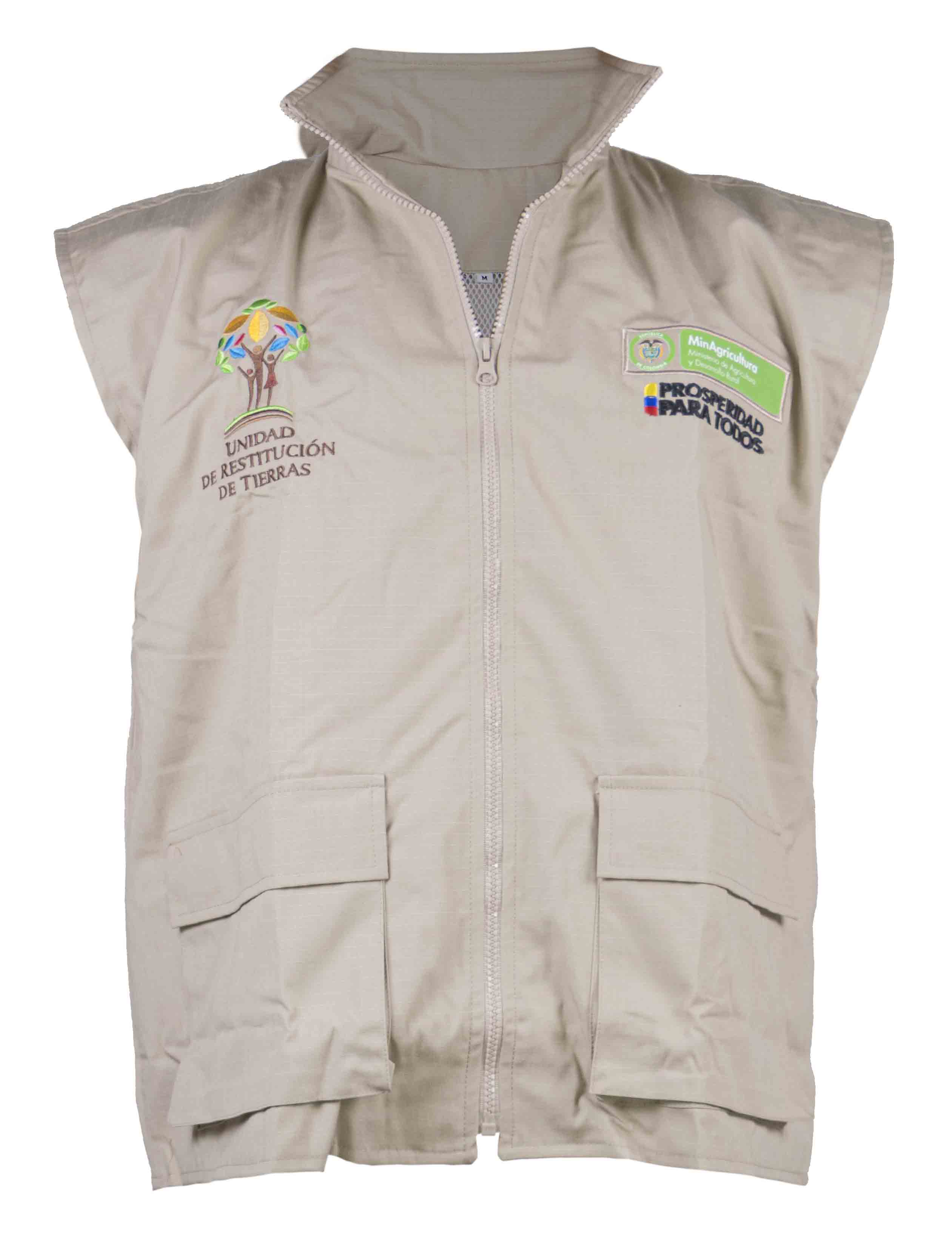 Chaleco institucional beige