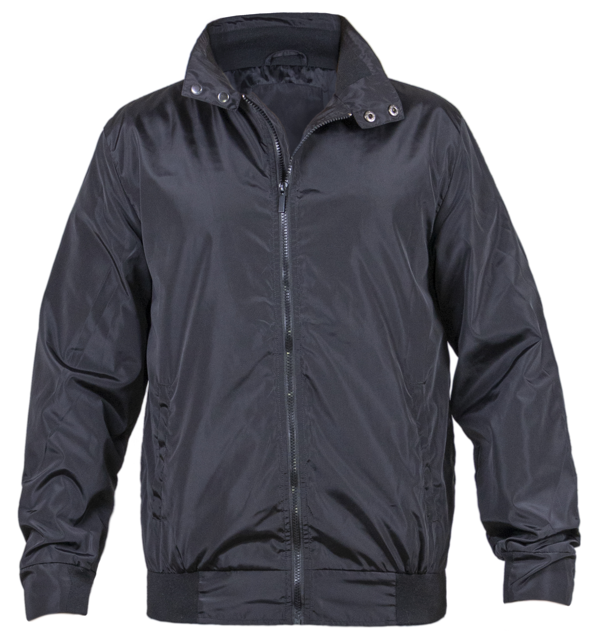 Chaqueta con capucha azul marino (variante)