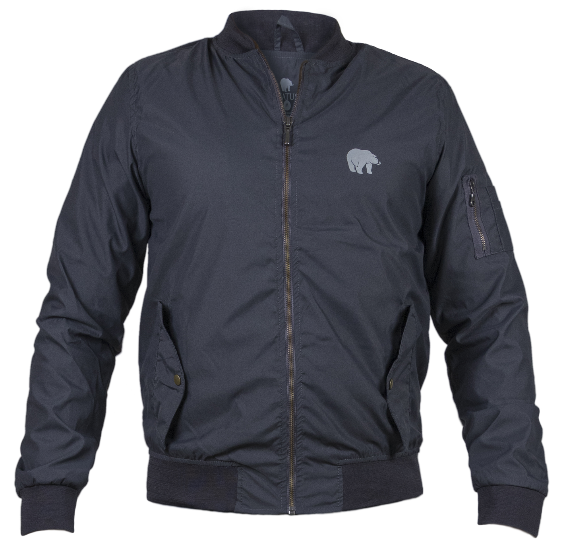 Chaqueta liviana azul marino (variante)