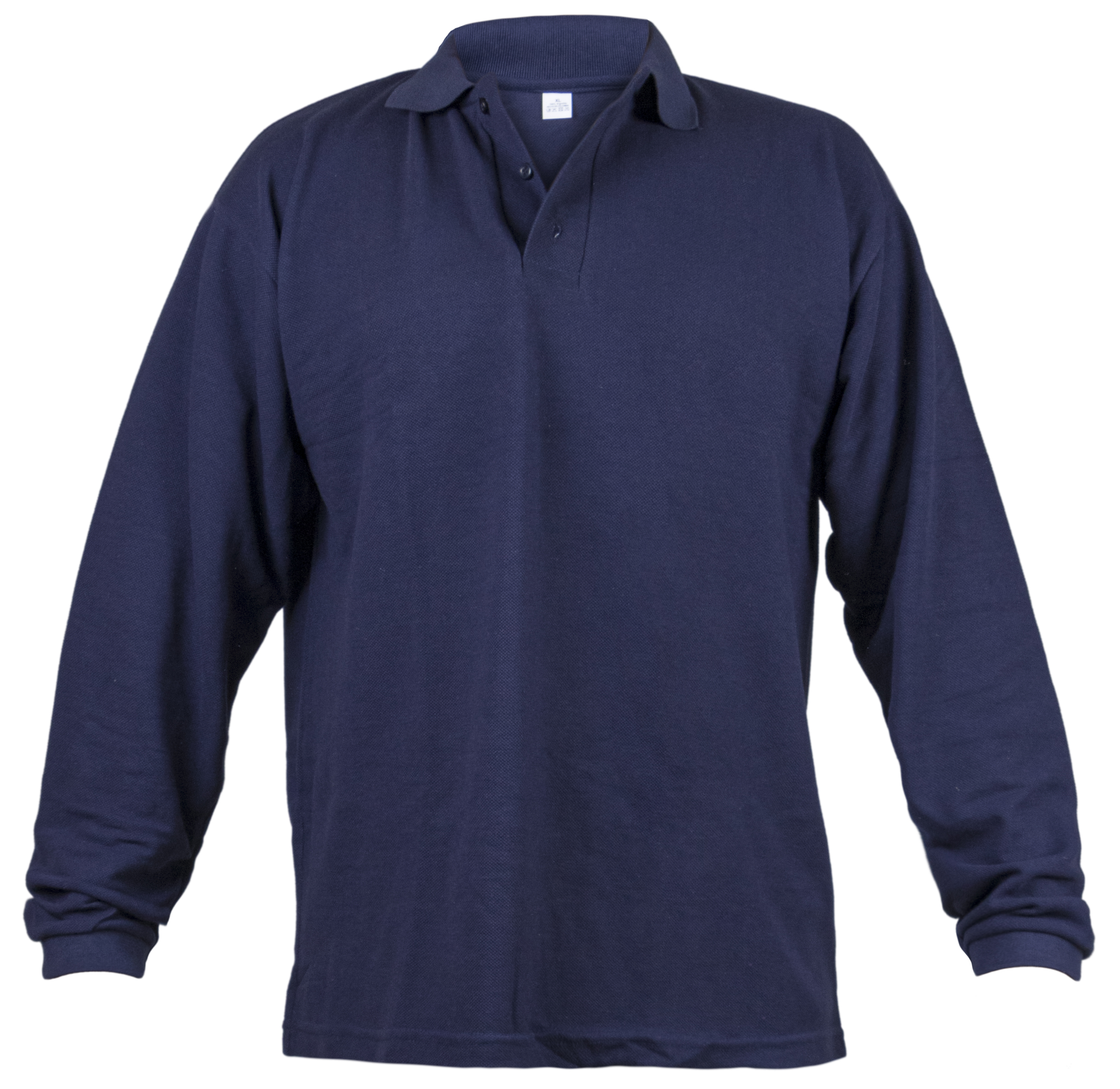Polo manga larga azul marino (variante)