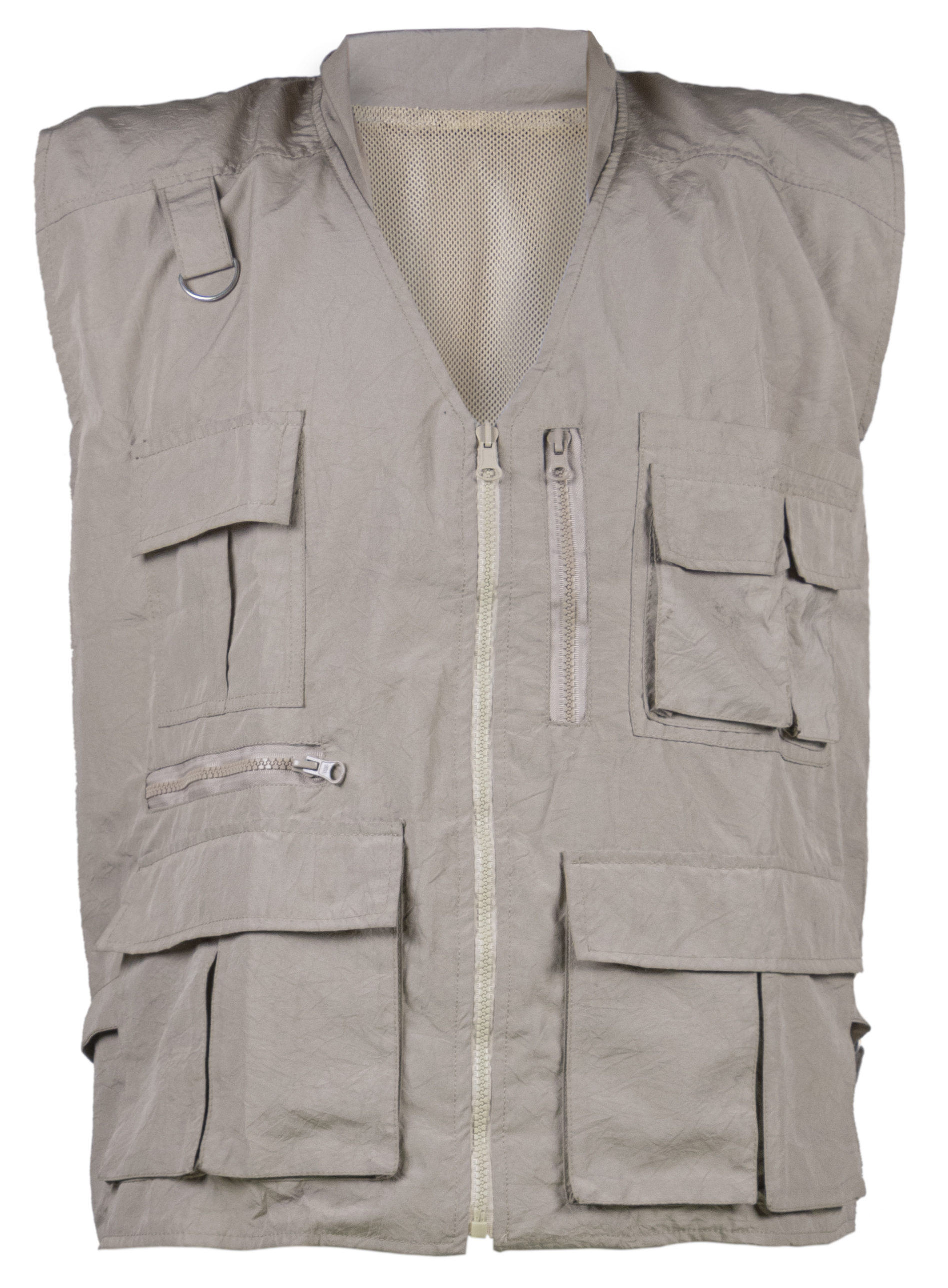 Chaleco multipropósito beige liviano (variante)