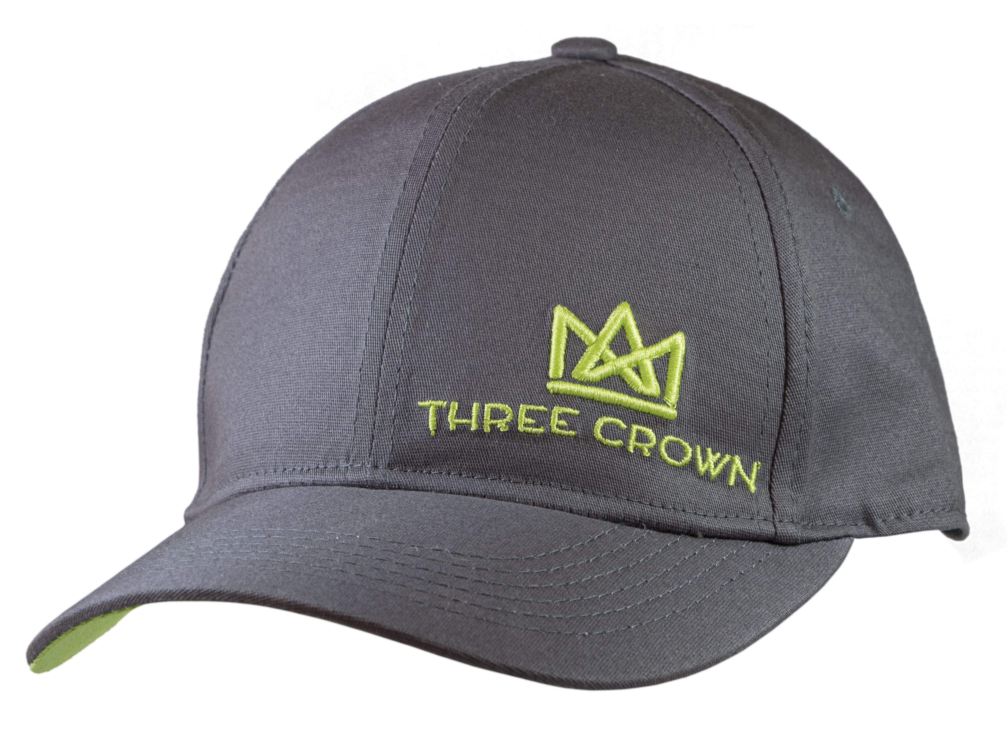 Gorra gris bordada Three Crown (variante)