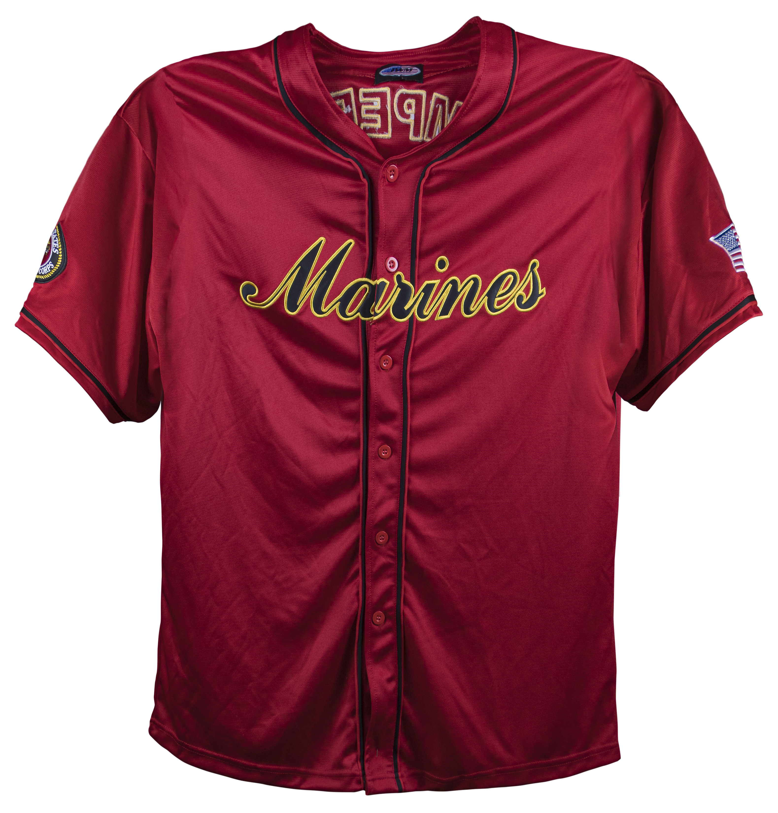 Camiseta tipo jersey roja Marines (variante)
